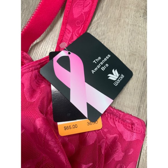 Wacoal Womans 36DD Awareness Seamless Full Figure Bra Pink Peacock - 85567 - Picture 5 of 11